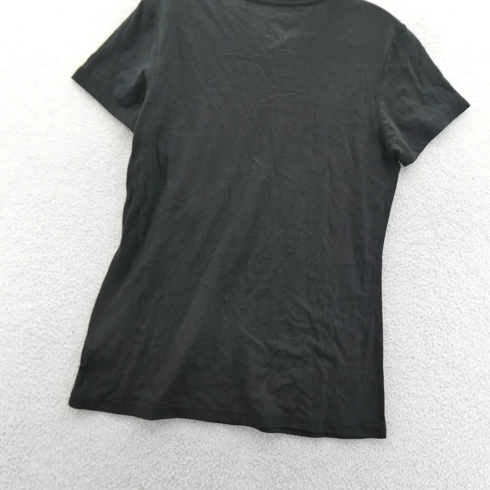 G-III‎ Shirt Womens Medium Atlanta Hawks Black V-Neck NBA Fan Apparel Cotton - Picture 7 of 8